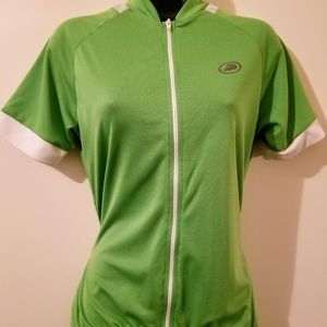 Spots Active zippered top with slotted pockets